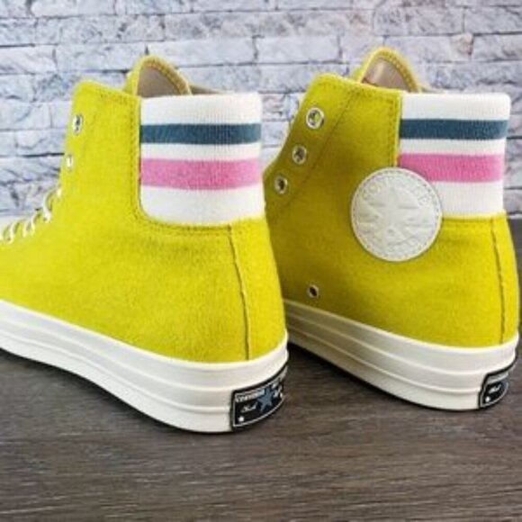 New Converse Chuck 70 Retro Stripe Hi Bold Citron | 10.5 - Picture 4 of 6